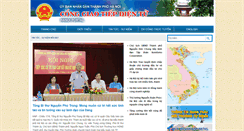 Desktop Screenshot of hanoi.gov.vn