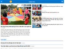 Tablet Screenshot of hanoi.edu.vn