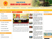 Tablet Screenshot of chuongmy.hanoi.gov.vn