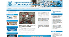 Desktop Screenshot of dost.hanoi.gov.vn