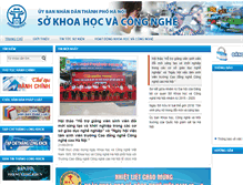 Tablet Screenshot of dost.hanoi.gov.vn