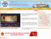 Tablet Screenshot of hoaiduc.hanoi.gov.vn